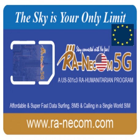 Ra-Necom 5G Europe Sim Card
